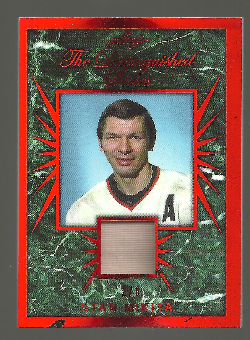 (image for) 2017-18 Leaf The Distinguished Series Red #DSM13 Stan Mikita 2/6